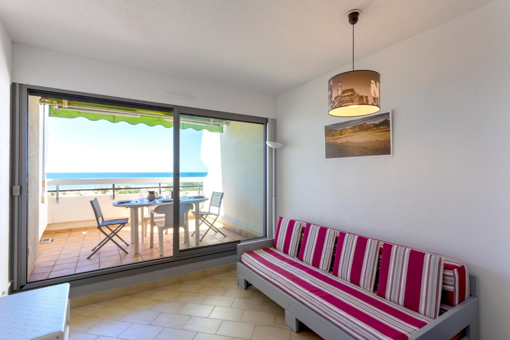 Chez Fabienne - Superbe Appartement Avec Vue Sur La Mer Et Parking La Grande-Motte Esterno foto