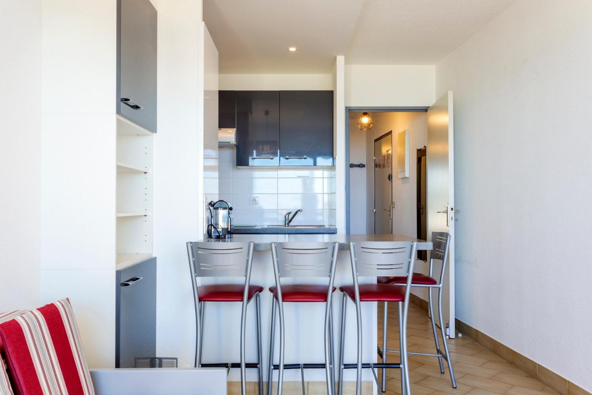 Chez Fabienne - Superbe Appartement Avec Vue Sur La Mer Et Parking La Grande-Motte Esterno foto